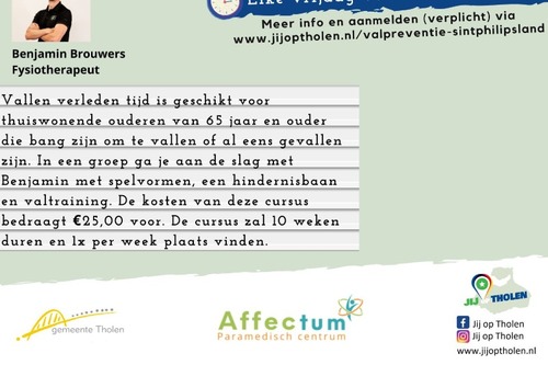 Foto bij Cursus valpreventie 