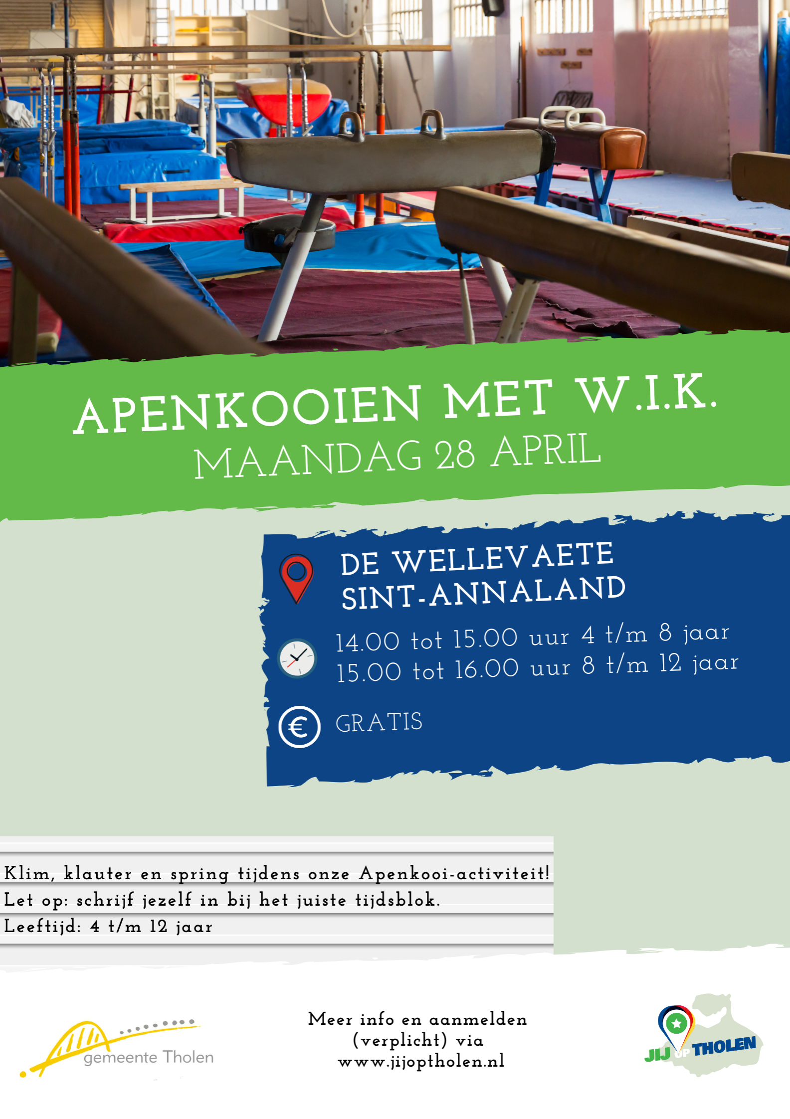 Apenkooien met W.I.K.