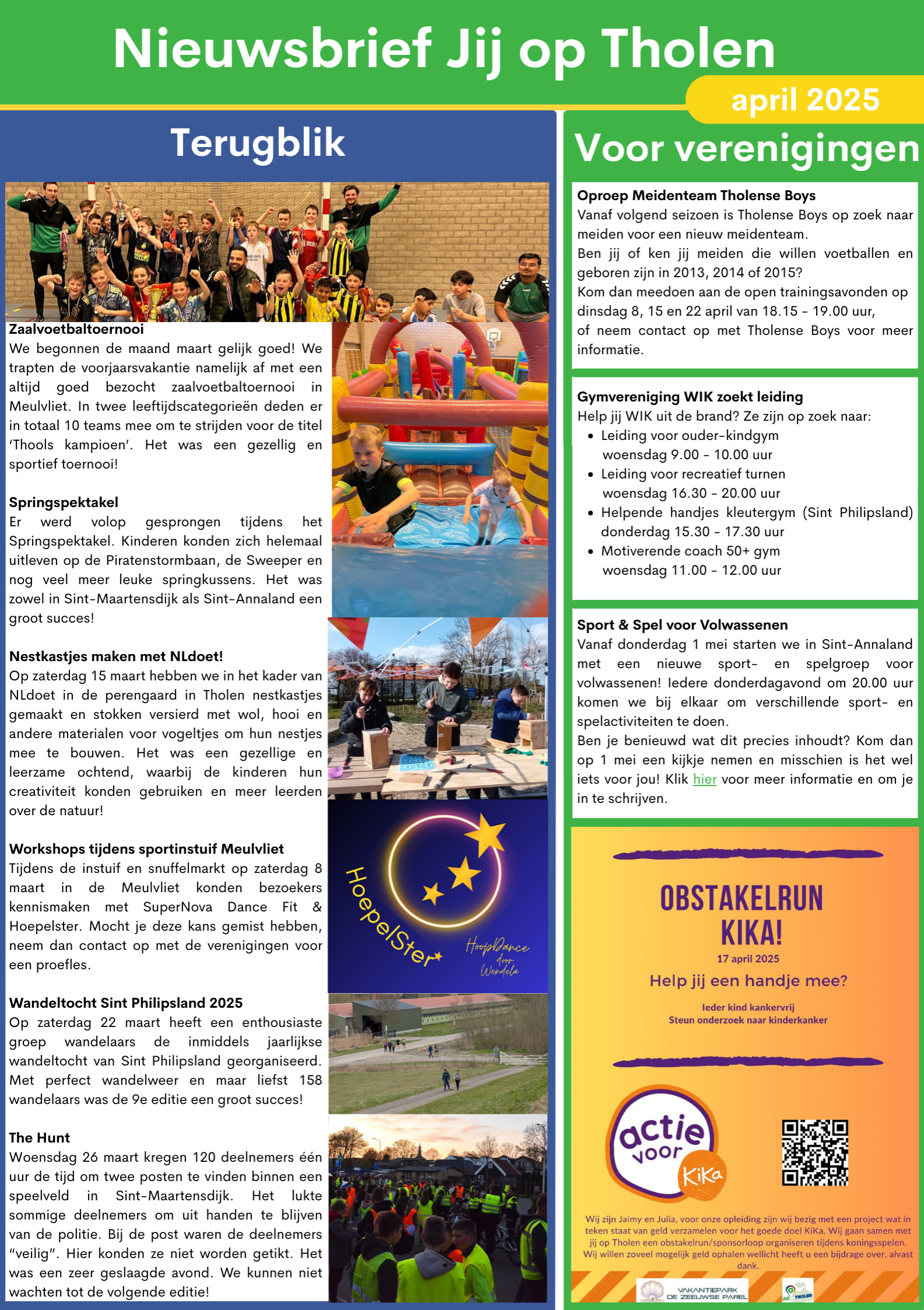 Nieuwsbrief april 2025