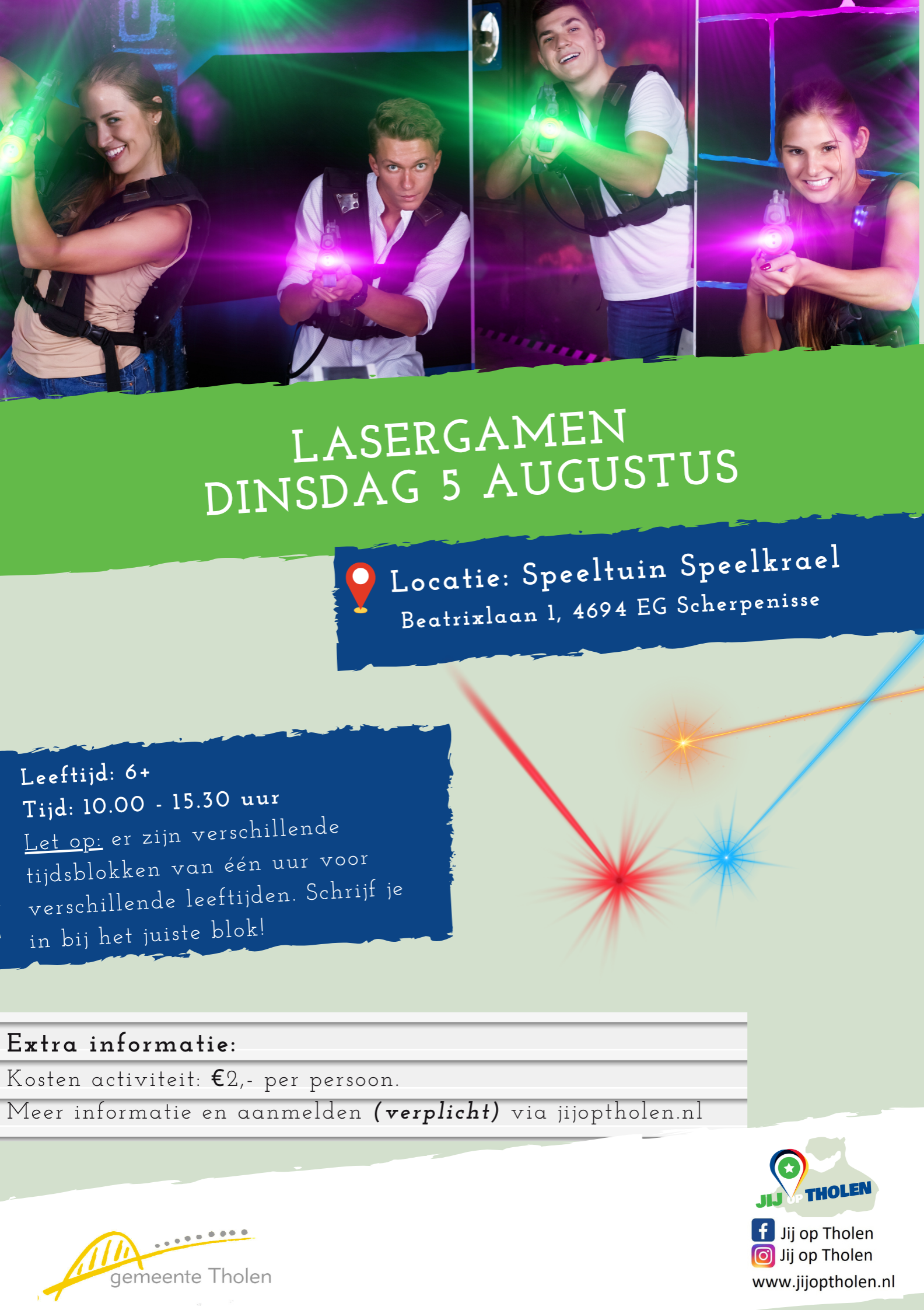 Lasergamen Scherpenisse Summergames