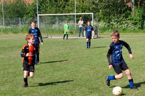 SV Smerdiek JO 10 in actie tegen MZC Zierikzee